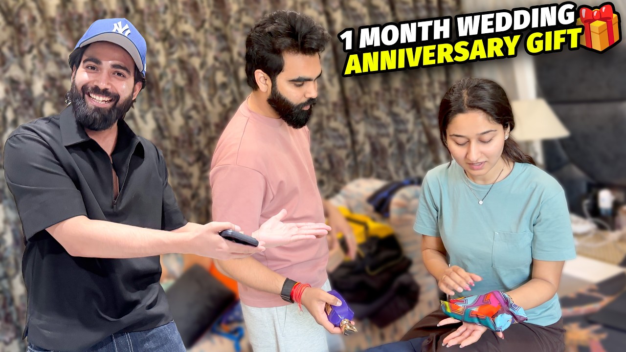 Bhai-Bhabhi ka 1 Month Wedding Anniversary Gift 🎁