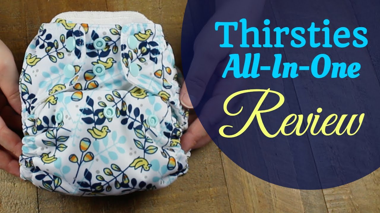 Thirsties All-In-One Cloth Diaper Review 👍  or 👎