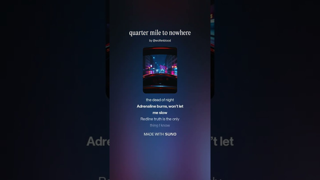 quarter mile to nowhere