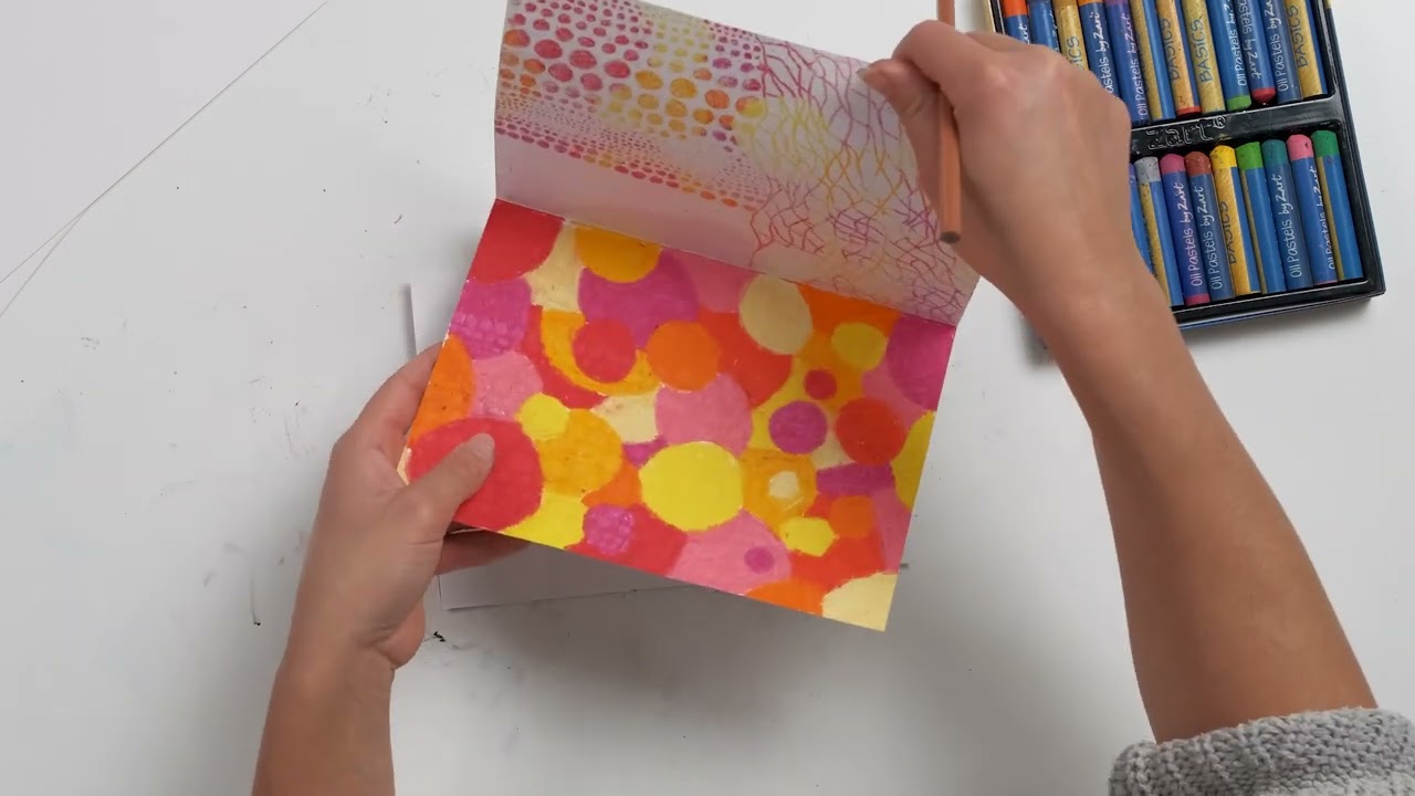 Oil Pastel Transfer Monoprinting | Zart