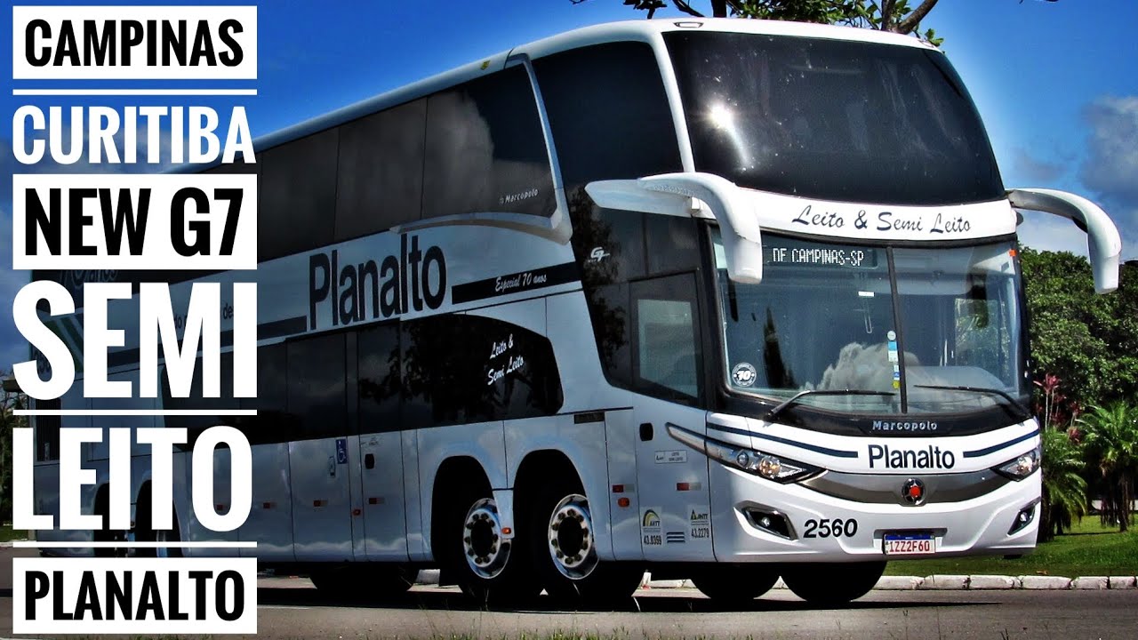 Como é VIAJAR no NEW G7 da PLANALTO ? CAMPINAS X CURITIBA #RumoAoSul
