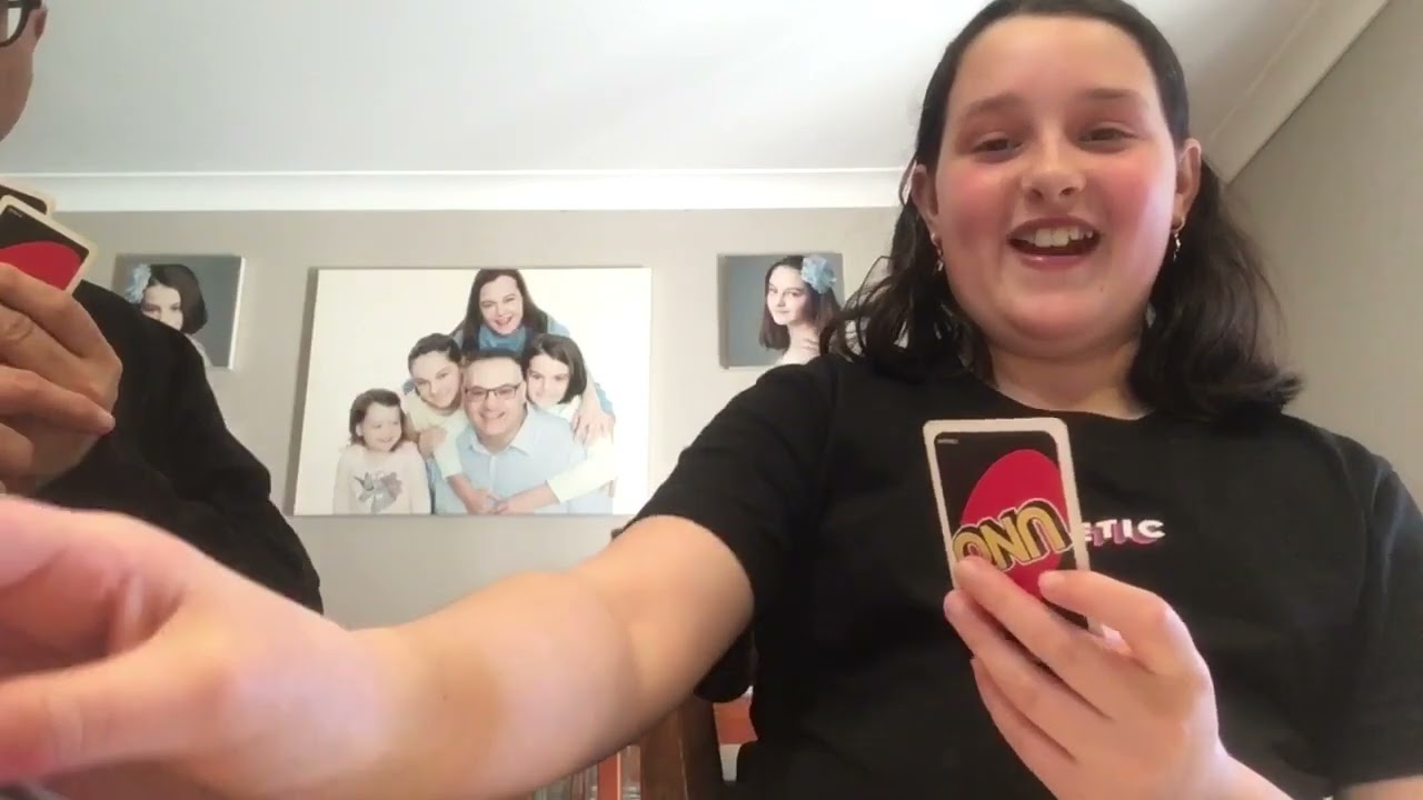 UNO with dad