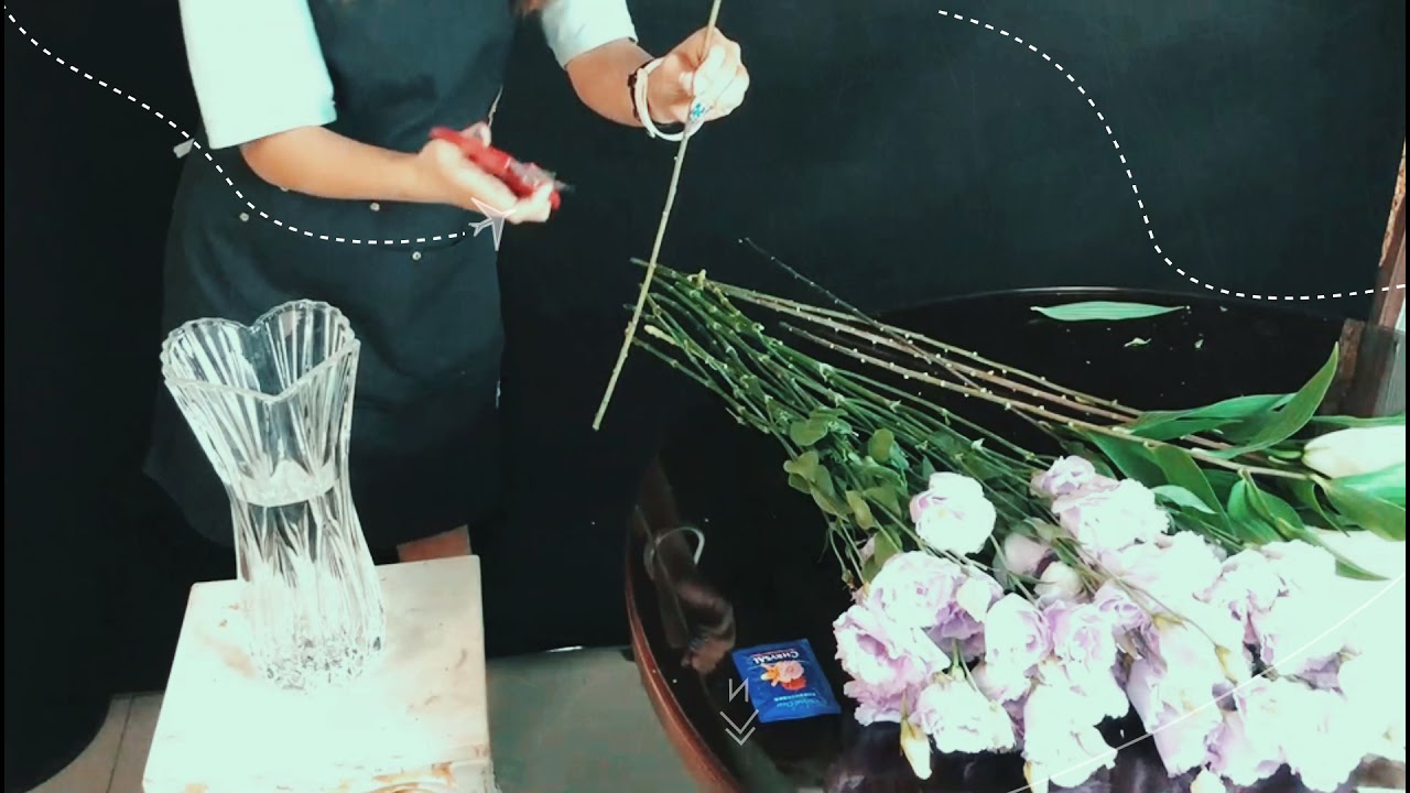 簡單鮮花插花瓶教學