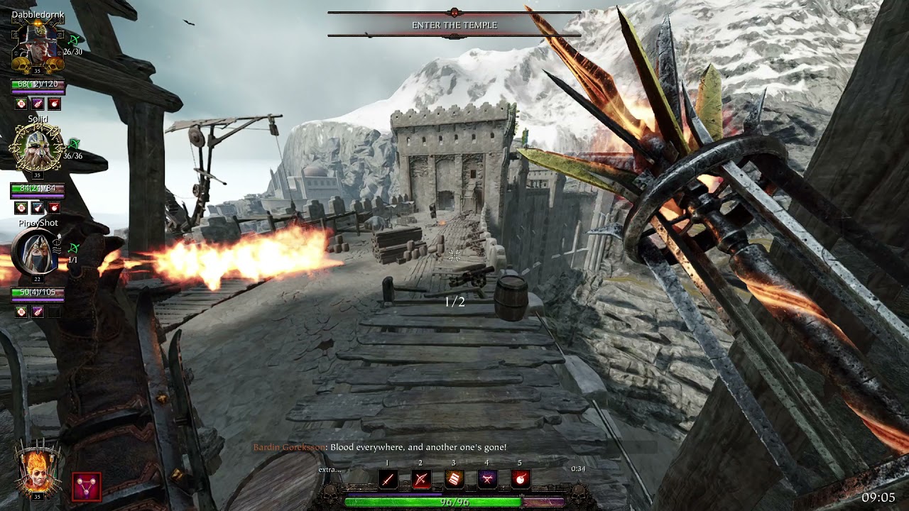 Vermintide 2 - Righteous Stand Legend (Pyromancer Sword / Bolt Staff)