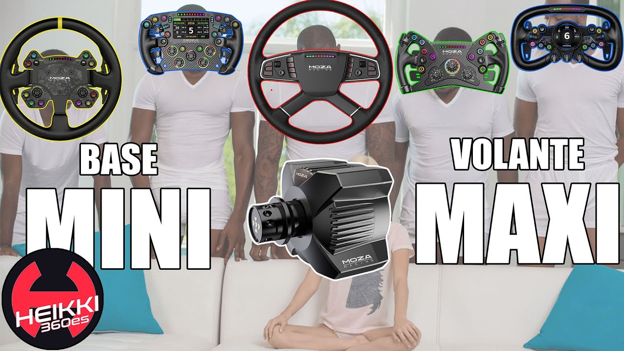 ¿Es recomendable un volante más grande y caro para un Moza R3 y bases pequeñas?