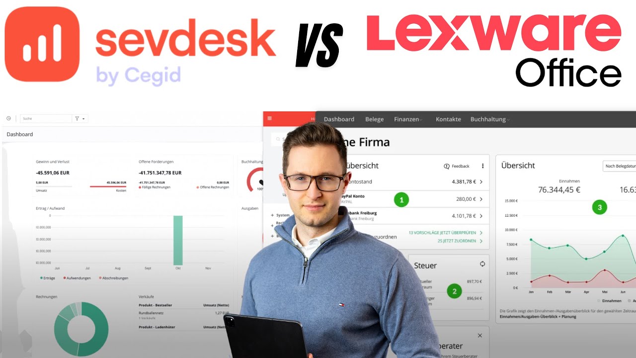 SevDesk oder Lexware Office? Was ist besser für Handwerker & Bauunternehmen?