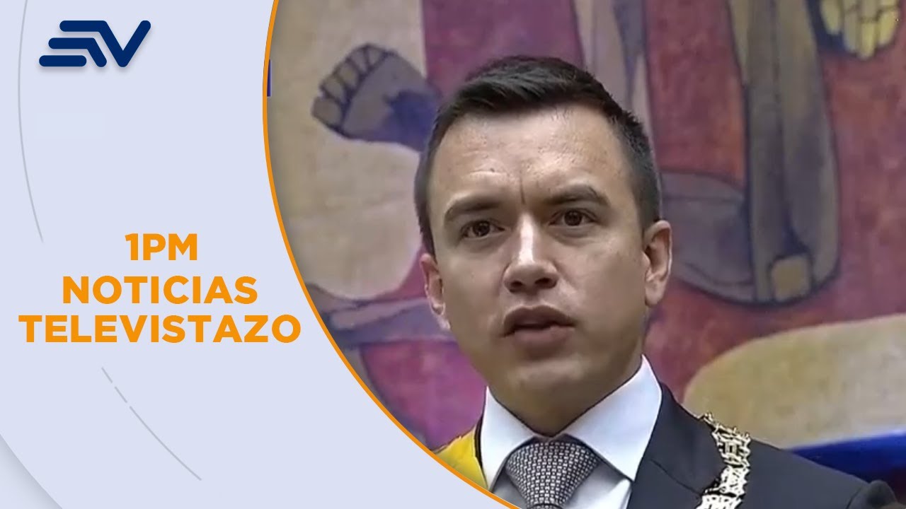 Discurso de Daniel Noboa, nuevo presidente de Ecuador | Televistazo | Ecuavisa