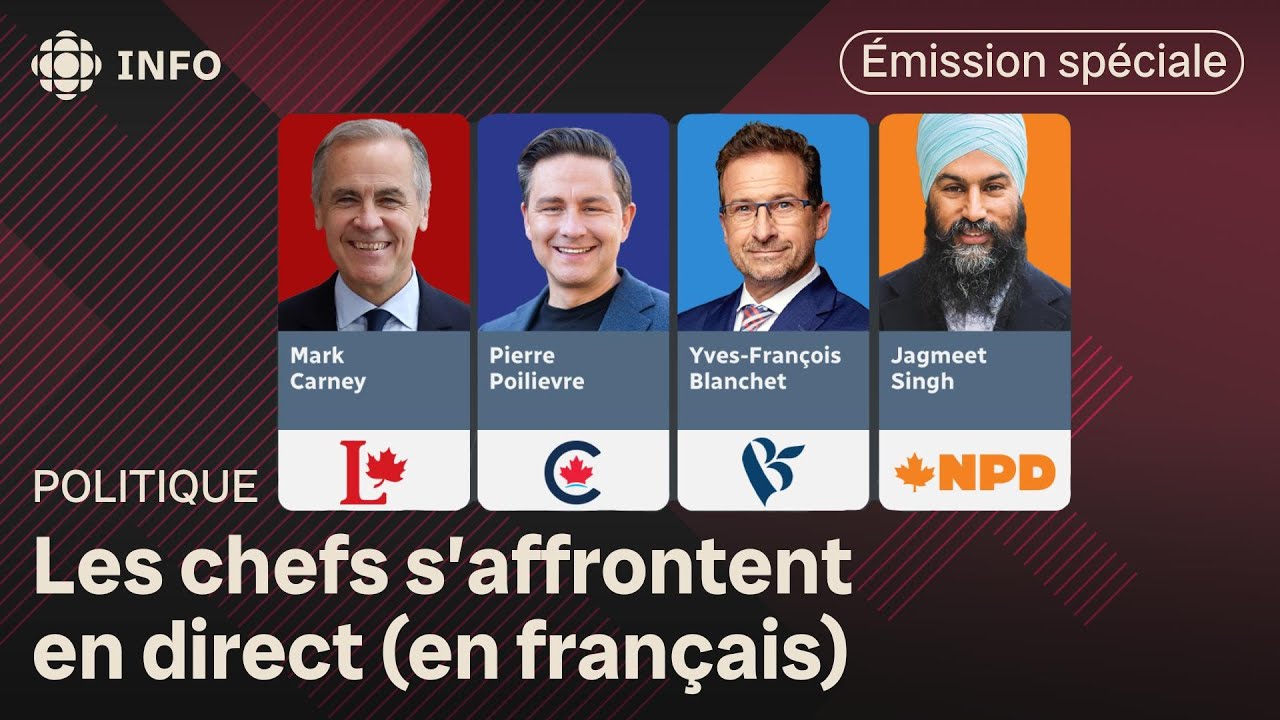 Revoyez en direct le débat des chefs en français et nos émissions spéciales | Élections Canada 2025