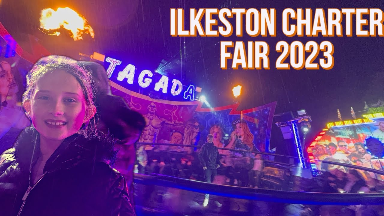 Видеоблог открытия ярмарки Ilkeston Charter Fair 2023 (Точка зрения на дороге)
