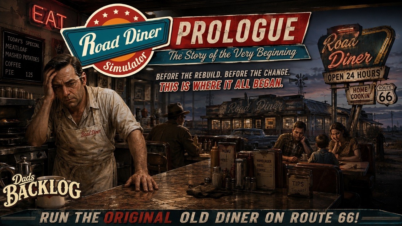 Road Diner Simulator: Prologue - Can We Save This Failing Route 66 Diner? | First Look Gameplay
