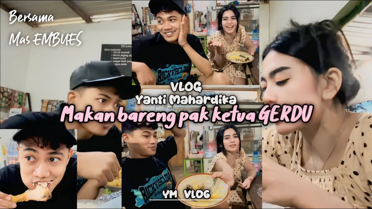 Vlog akhirnya makan NASI JAGUNG Yanti mahardika bersama ketua GARDU MAS EMBUS