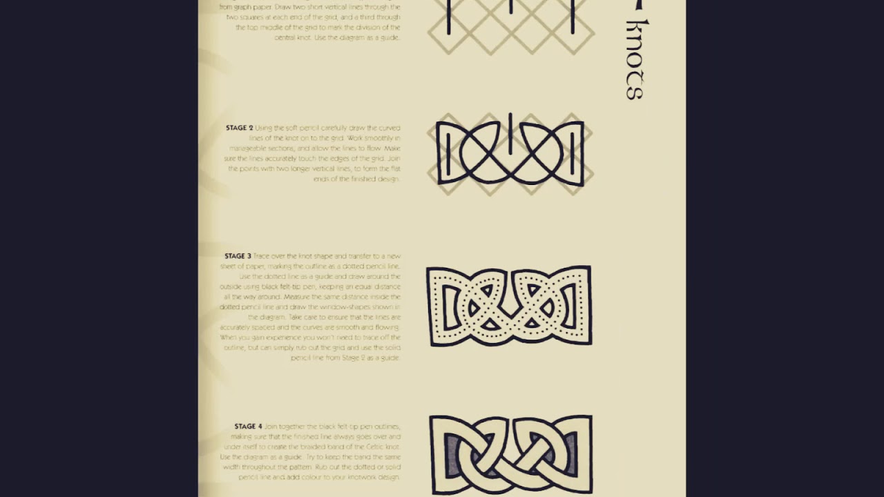 Нарисуйте собственный кельтский орнамент   Draw your own Celtic ornament
