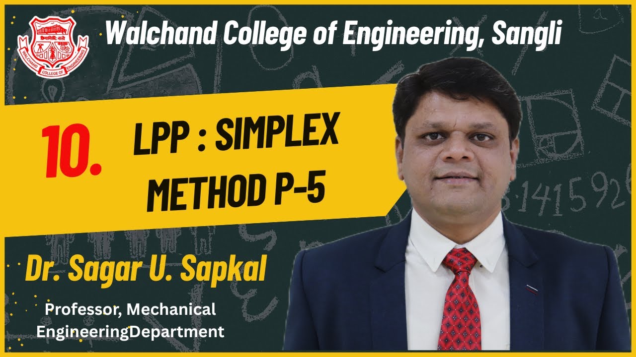 LPP : Simplex Method P-5