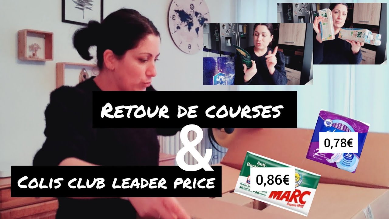 RETOUR DE COURSES & COLIS CLUB LEADER PRICE 🛒# Une bonne année à tous !! 🎉🎉❤️❤️