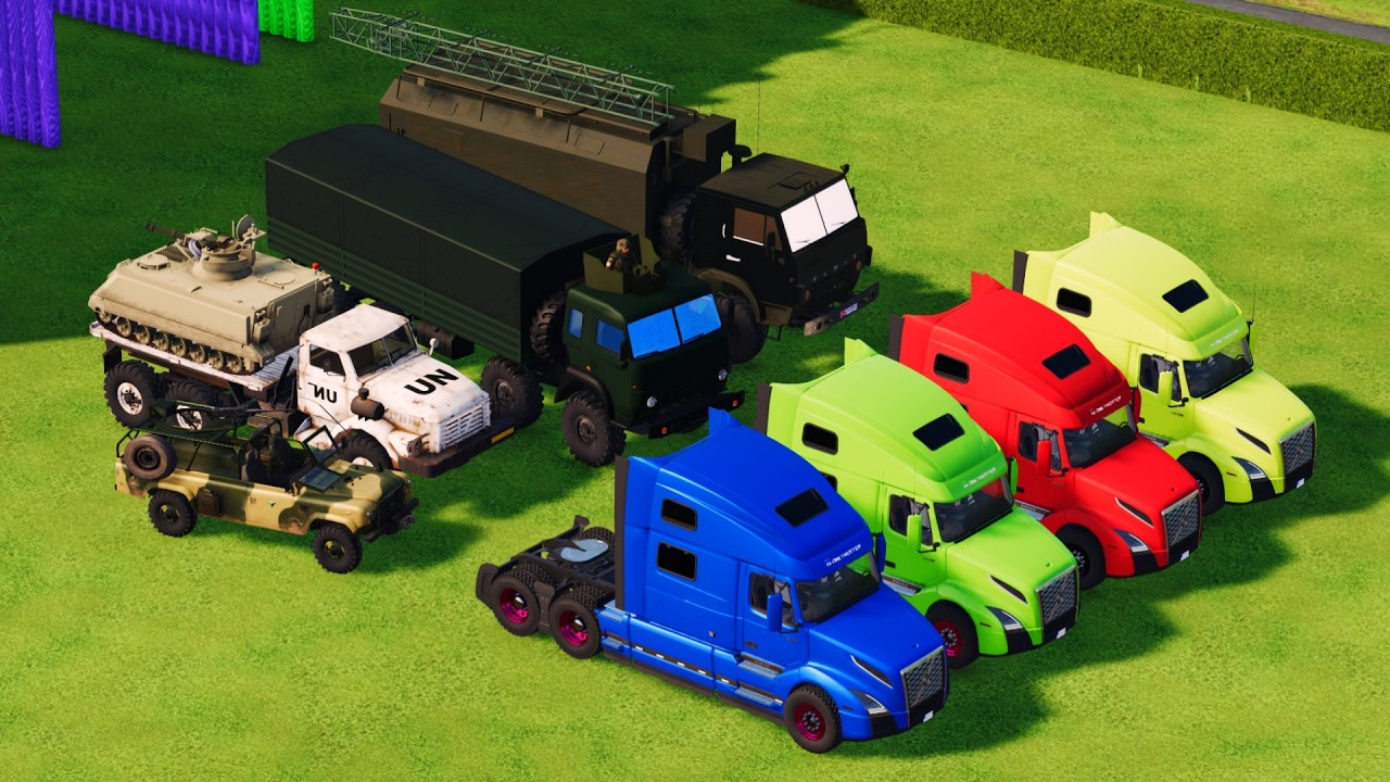 CAN WE FIT IT? 🚛 MILITARY CONVOY VS. EXTREME OBSTACLE COURSE! | FS22 HEAVY HAUL