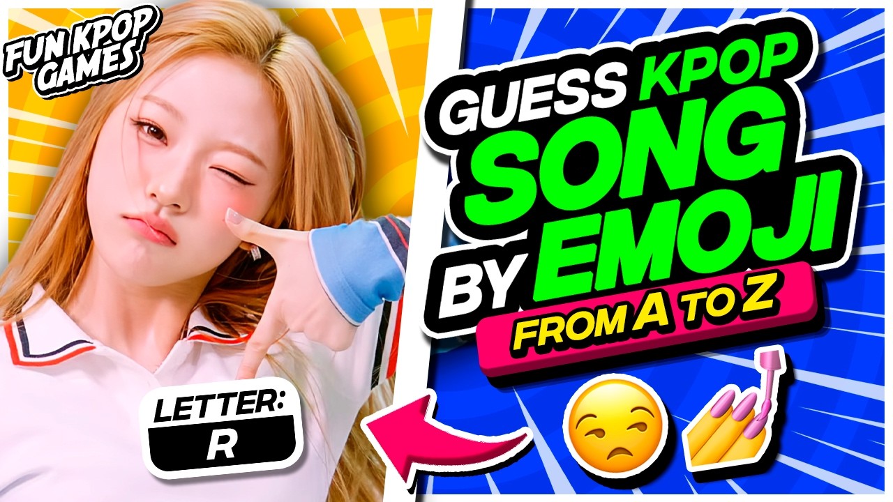 ⭐️ GUESS THE KPOP SONG BY EMOJI FROM A TO Z | KPOP QUIZ - FUN KPOP GAMES 2026