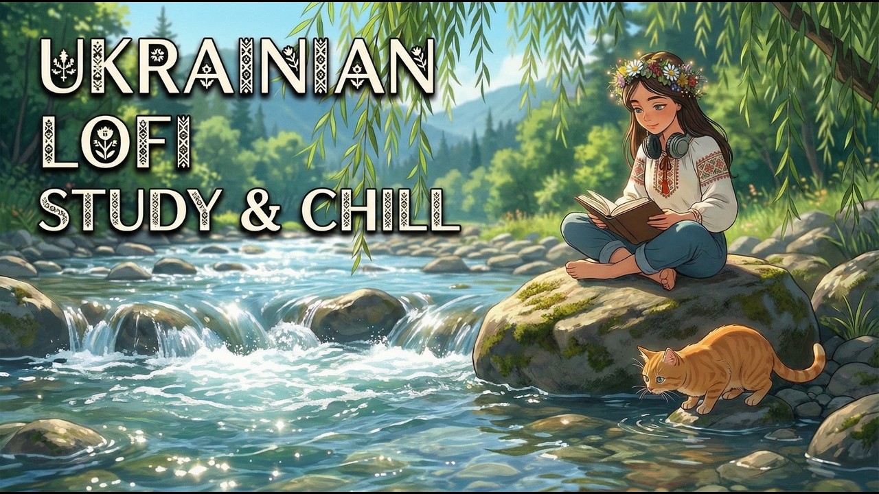 🇺🇦 Музика для Навчання та Роботи (Звуки Річки) Ukrainian Lofi Radio