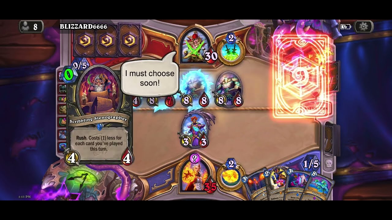Reno Big Spell Mage vs Miracle Rogue