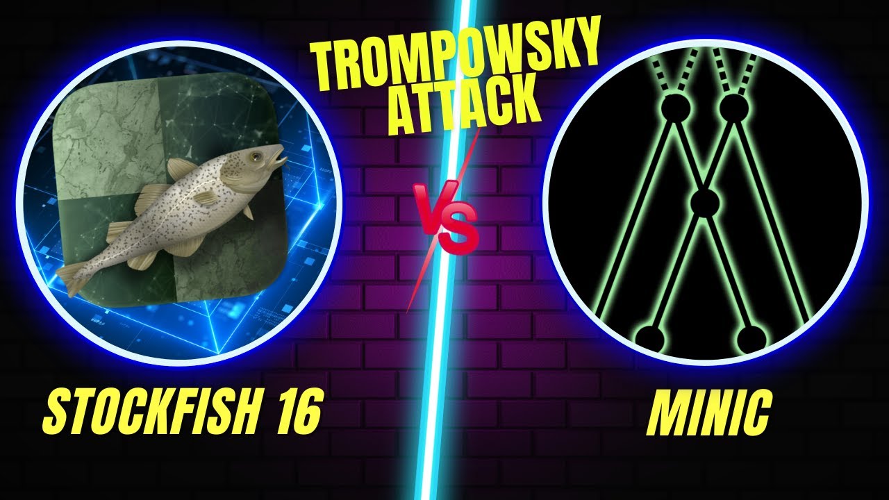 Stockfish 16 Dev vs Minic!! Trompowsky Attack!!!