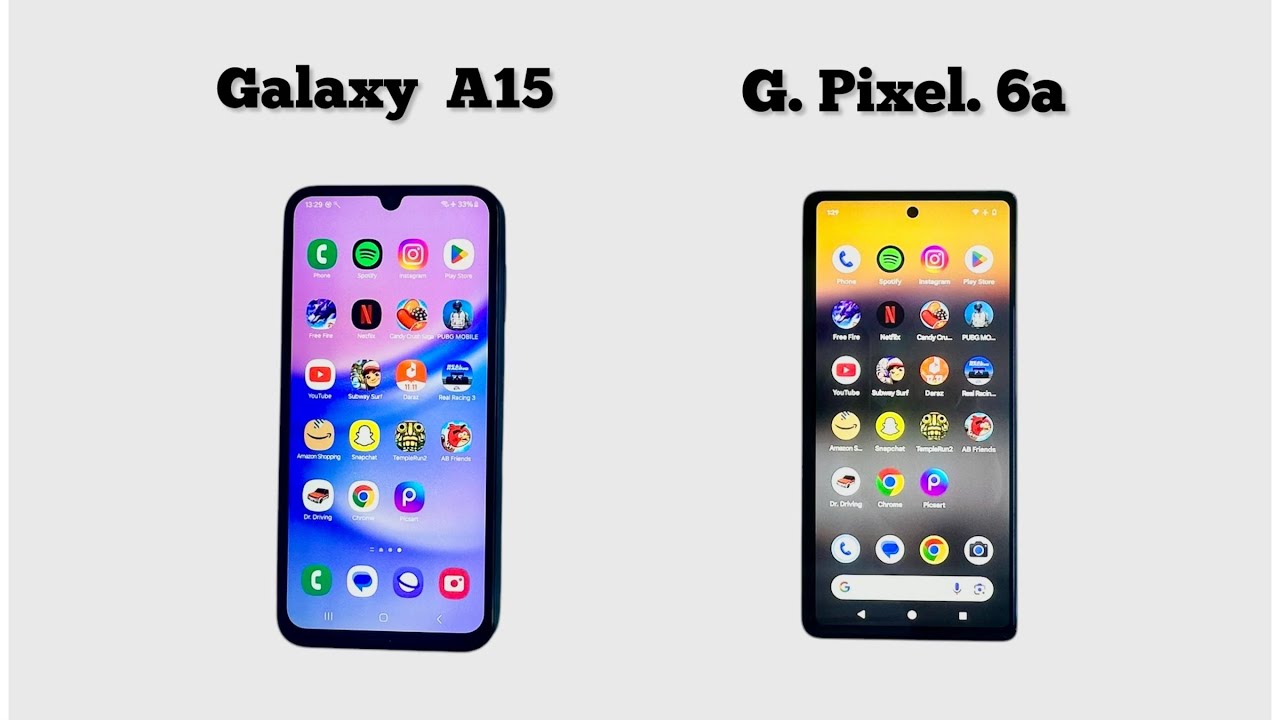 Samsung A15 vs Google Pixel 6a | Speed Test