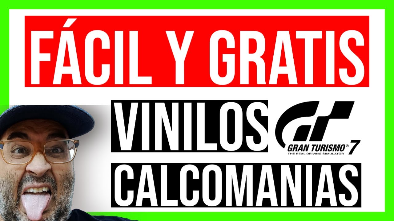 🚗 Cómo CREAR y SUBIR VINILOS a GRAN TURISMO 7 (GT7). Fácil y GRATIS
