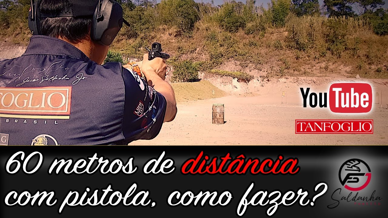 60 metros de distância com pistola, como fazer? Jaime Saldanha Jr. explica.