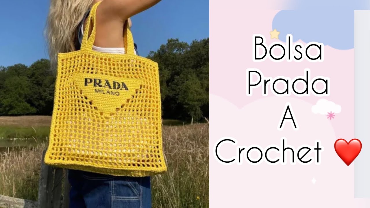 Bolsa prada a crochet paso a paso ☺️☺️