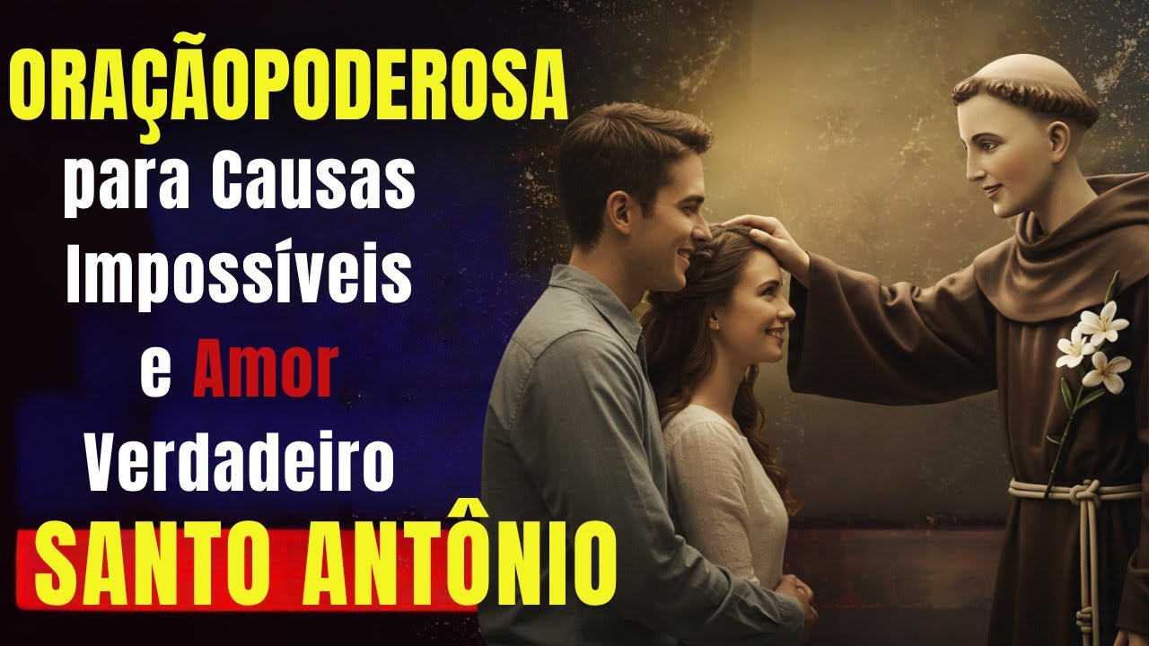 Oração Poderosa de Santo Antônio para Causas Impossíveis e Amor Verdadeiro