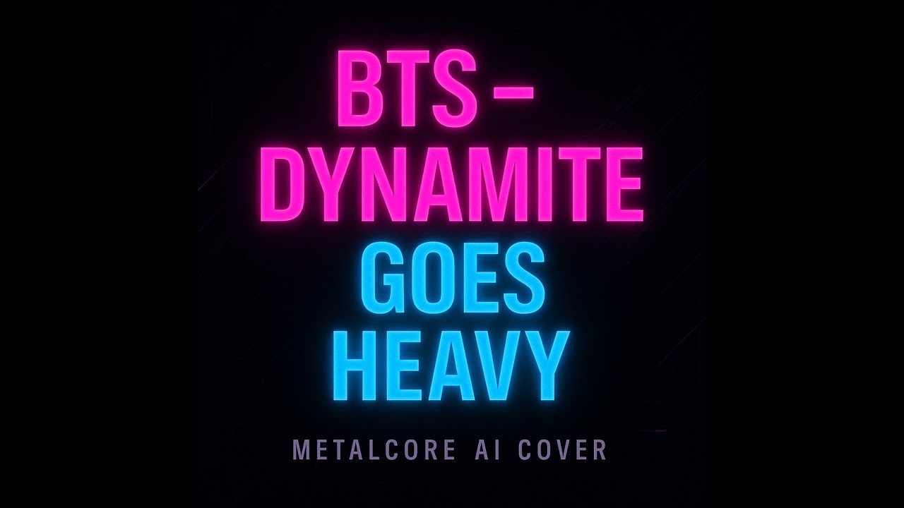 BTS - Dynamite Goes Heavy (METALCORE AI Cover)