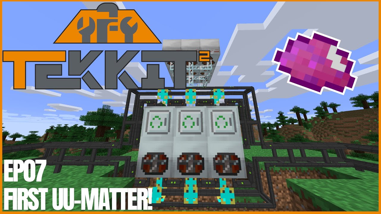 Tekkit 2 | Эпизод 7 | Первая UU-материя и новые исследования автоматизации