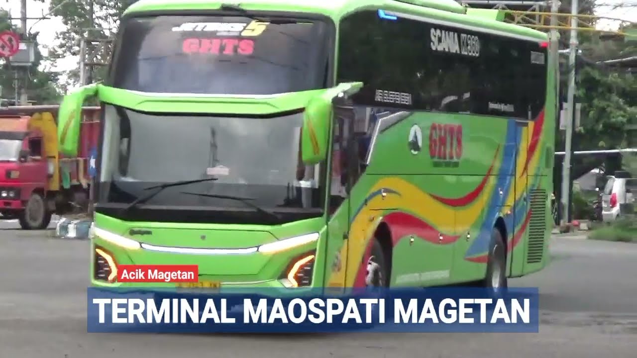 Selamat Datang Bus Gunung Harta Terminal Maospati Magetan