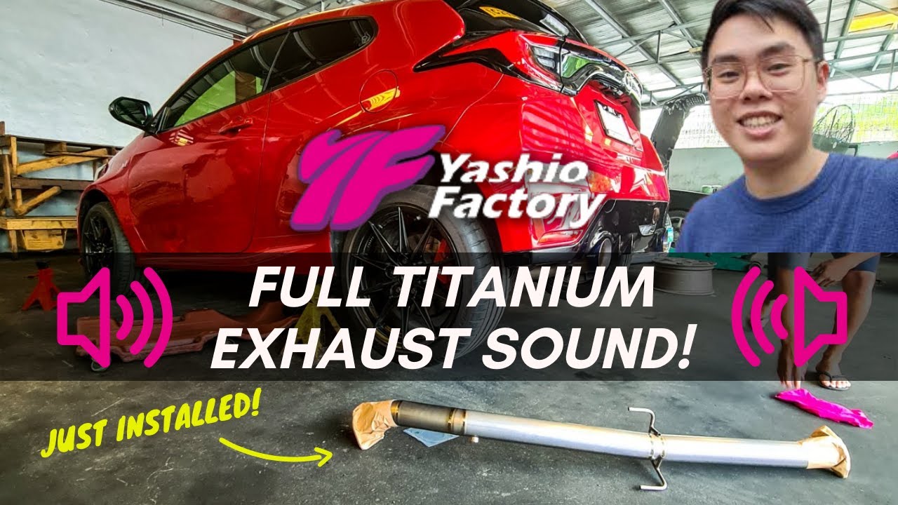 GR YARIS FULL TITANIUM (Yashio Factory) EXHAUST INSTALLED + SOUND CLIPS! - (VLOG42)