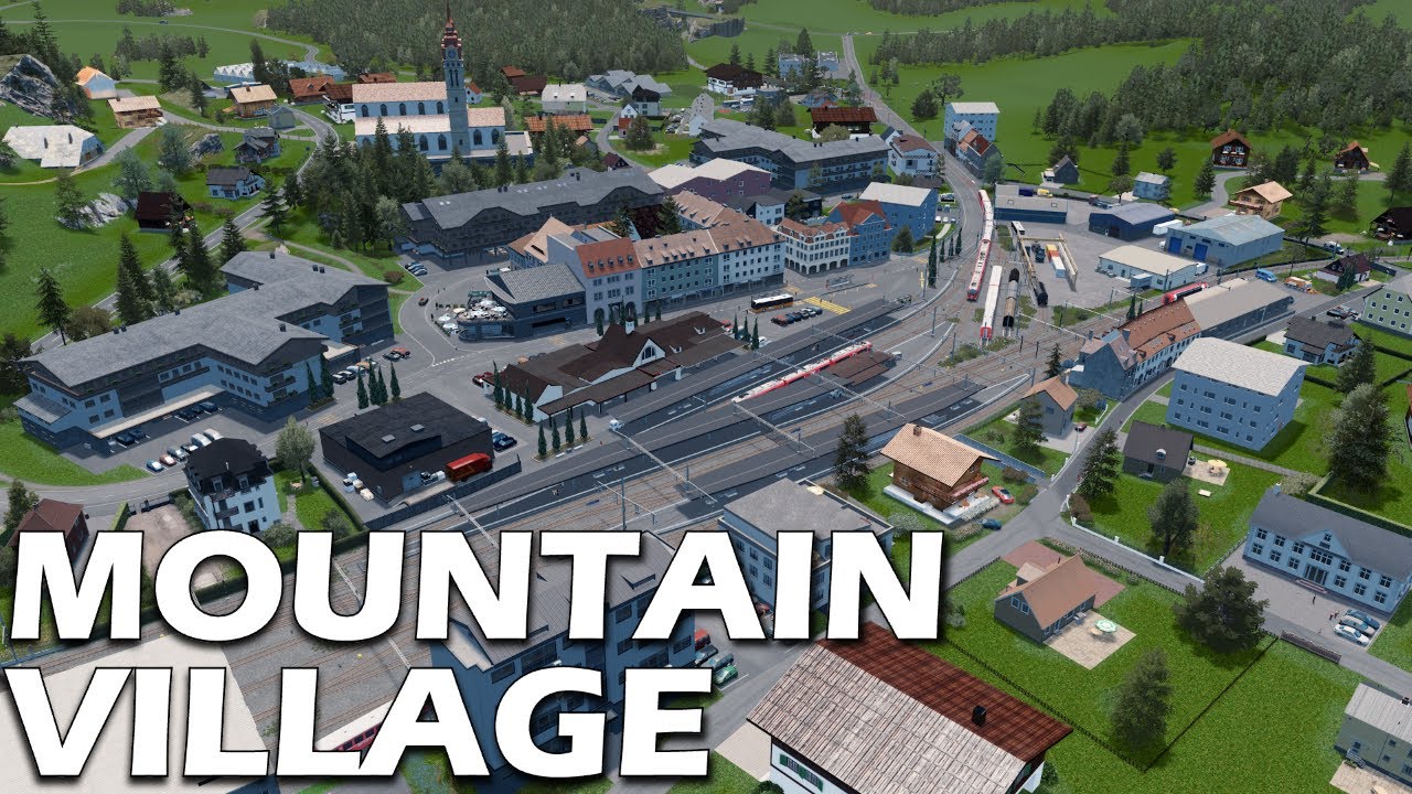 Cities: Skylines - Loz #13 -  Finishing the mountain village