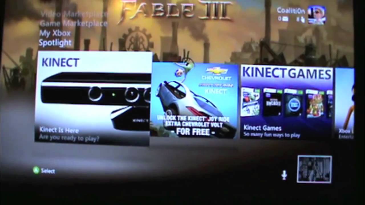 Kinect Dashboard / First Impressions