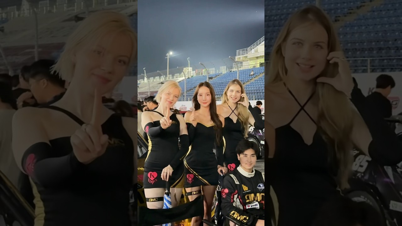 Racing model in South Korea 🏎️🏁 #model #korea #racingmodel #racing #racinglook #car #speed