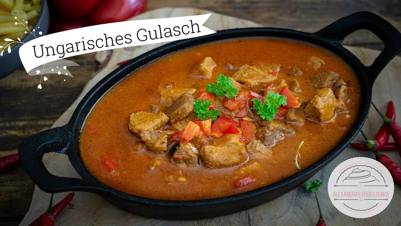 Ungarisches Gulasch / Mega lecker und scharf :) Dampftopf