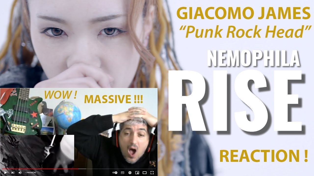 Nemophila Rise (Official Music Video) reaction - Punk Rock Head singer and bass player James Giacomo