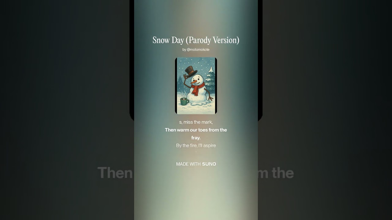 Snow Day (Parody)