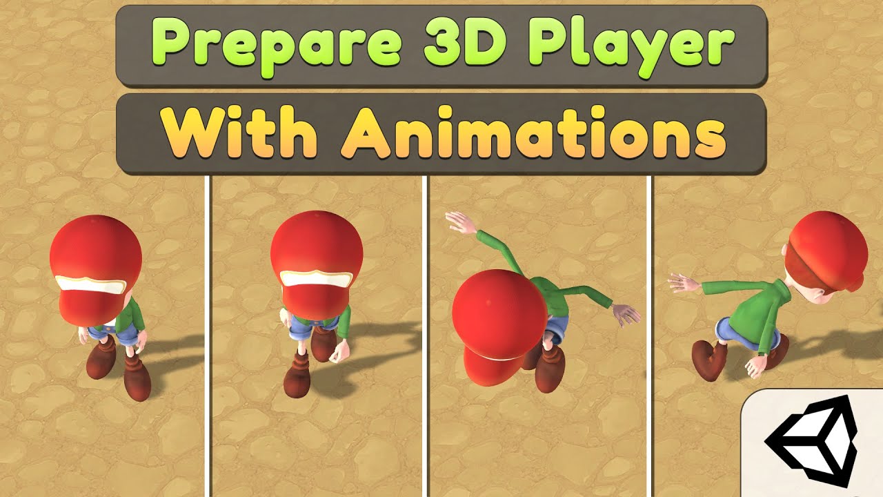 Подготовка 3D-персонажа с анимацией | Визуальное программирование в Unity