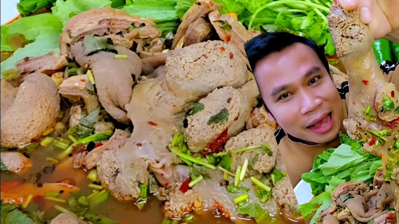 ต้มซั่วน้องวัว รสจัดๆใส่ผักแพรวหอมๆแซ่บๆ
