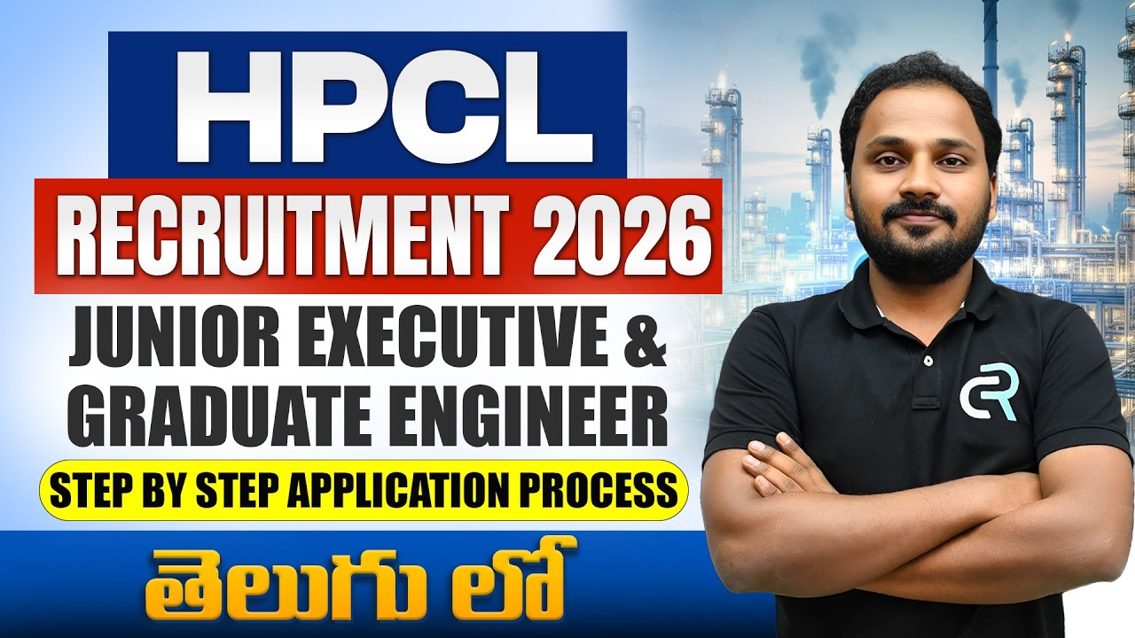HPCL Recruitment 2026  Step by Step Application Process in Telugu | JEO & Graduate Engineer |