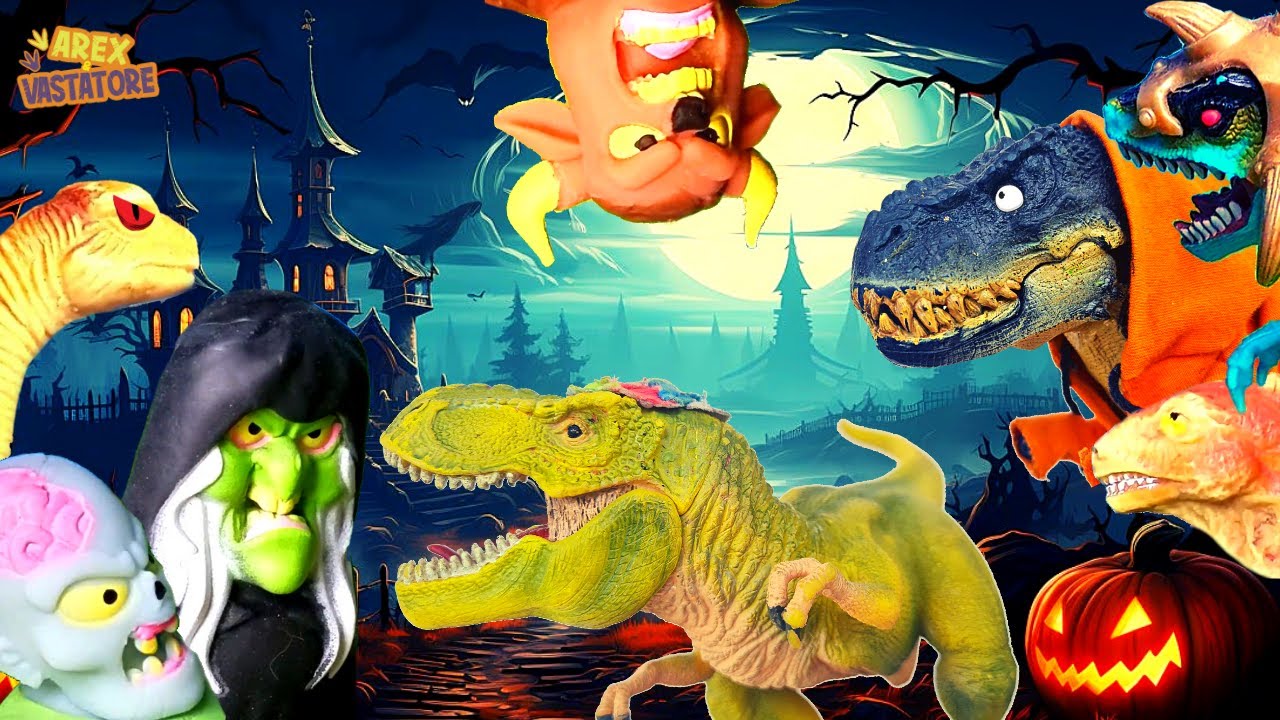 HALLOWEEN 🎃🦖 CHALLENGE da paura e STORIE mostruose 👻