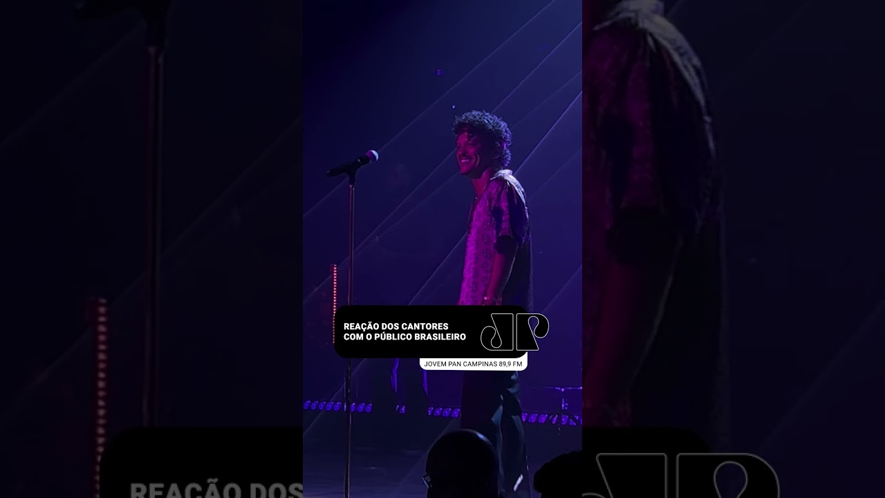 Rea&ccedil;&atilde;o dos cantores com o p&uacute;blico brasileiro