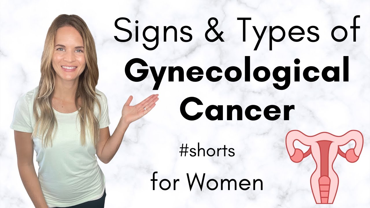 Gynecologic Cancer Signs for Women, including Ovarian Cancer and Cervical Cancer #shorts
