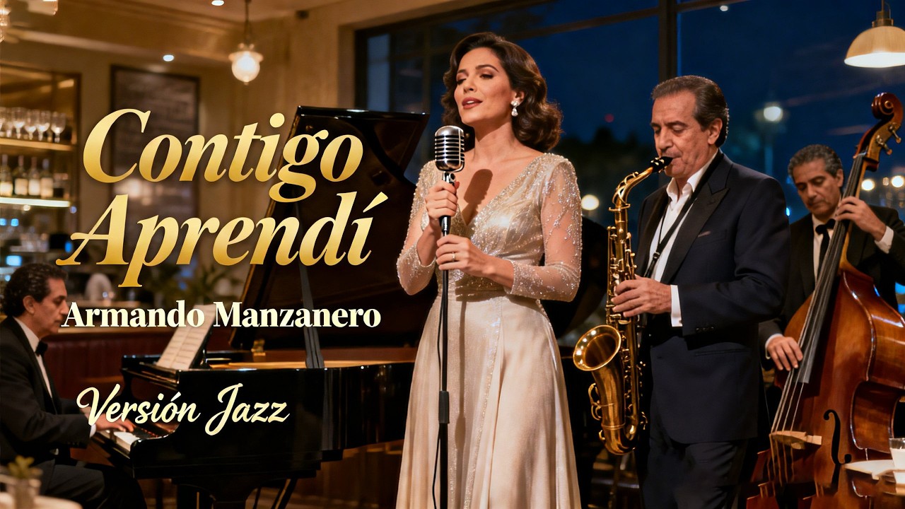 Contigo Aprendí – Armando Manzanero | Cover Bolero Jazz | Jazz Latino y Música Romántica