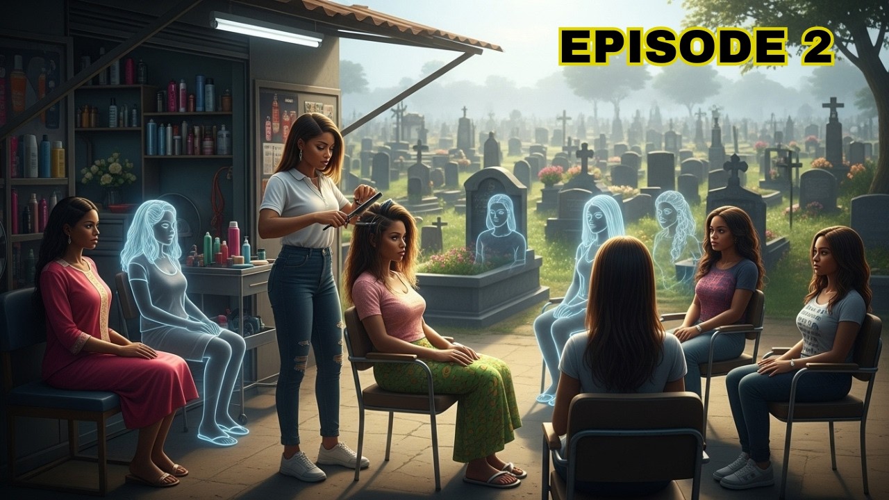 FINAL PART | She opened Hair Dressing Salon near the Graveyard then a ghost.....#tales #Africantales