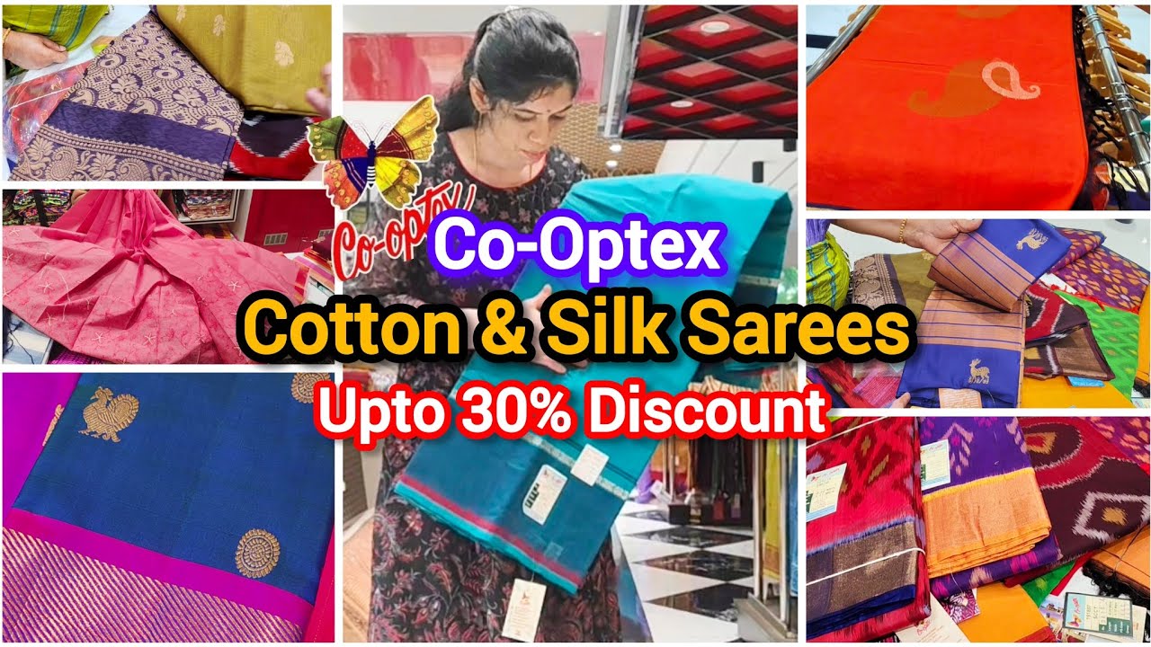 Co-Optex🦋Upto 30% discount✨for all Cotton & Silk Sarees|Co-Optex Cotton Collections|Samu Times