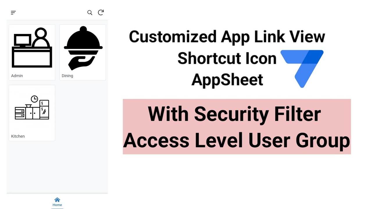 How To Create a Customized  App Link View Shortcut and Row Filter in AppSheet