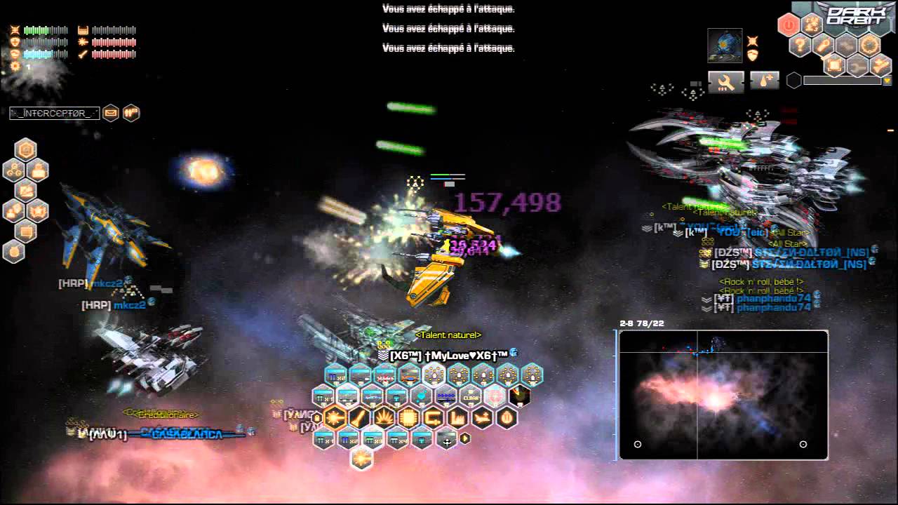 DarkOrbit - FR2 : Fight / Def' de Map !