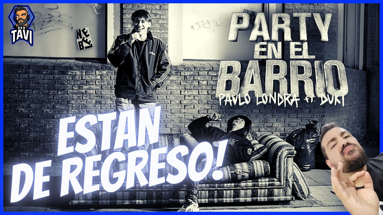 REACCION A Paulo Londra - Party en el Barrio (feat. Duki) [Official Video]